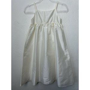 US Angels Dress Taffeta Off White Ivory Girls 8